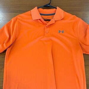 Under Armour Men's Vibrant Orange Polo